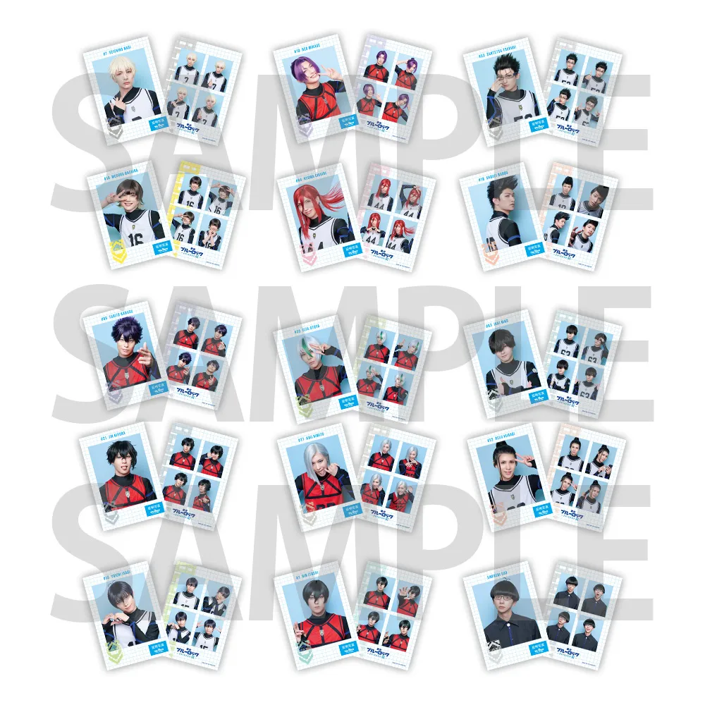 ランダム照明写真風シール